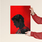 Man of Steel Dark Silhouette Art Print